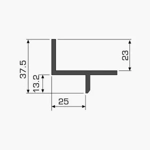 TEMPOLISTEL® A112 Dekorprofile dimensions