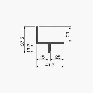 TEMPOLISTEL® A113 Dekorprofile dimensions
