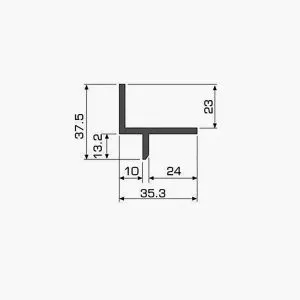 TEMPOLISTEL® A114 Dekorprofile dimensions