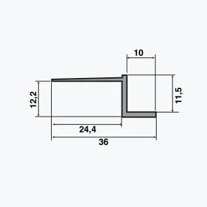 TEMPOLISTEL® A102 Profilé joint creux