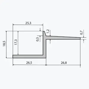 tempolistel-b114-profile-joint-creux-technic-dimension 3