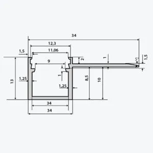 tempolistel-b116-profile-led-plat-fiche 3