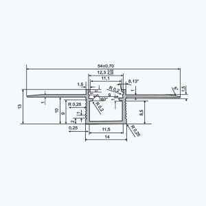 TEMPOLISTEL® A137 LED-Flachprofil – Bild 2